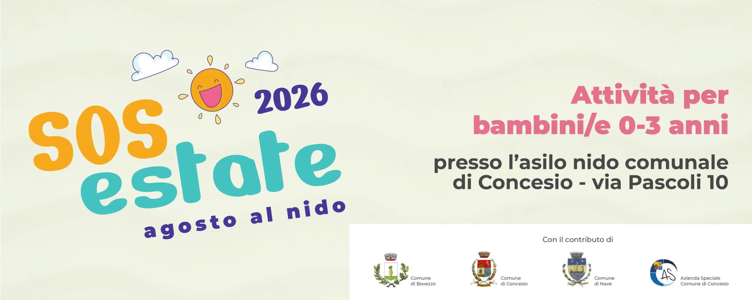 Sos estate agosto al nido_2026